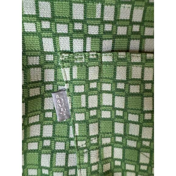 Levi’s silver tab green geometric retro polyester pants vintage women’s 9/10 - Picture 5 of 10
